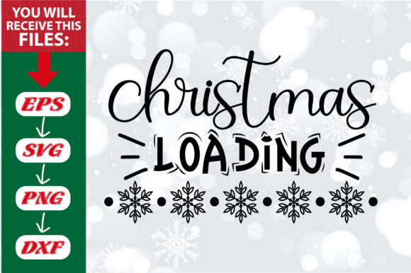 Christmas Loading Graphics for Festive Crafts and Designs