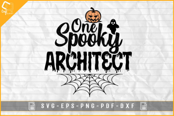 Halloween T-shirt One Spooky Architect: A Graphics Review for Crafts