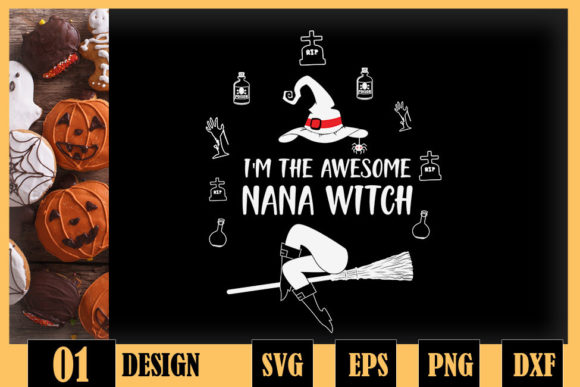 Halloween Witch Psychobilly Witch Vibes Graphics for Crafts