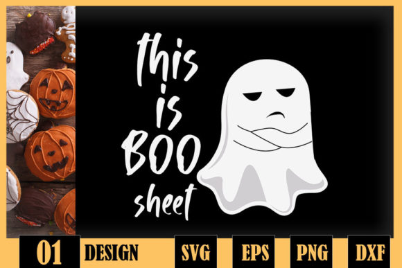 This is Boo Sheet - Halloween Ghost: A Designer's Review for Crafts and Graphics